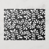 Carte Postale Motif Feuilles 10 (Dos)