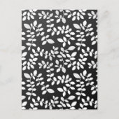 Carte Postale Motif Feuilles 10 (Devant)