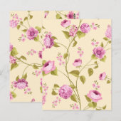 Carte Postale Motif Fleurs 16 (Devant / Derrière)