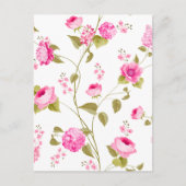 Carte Postale Motif Fleurs 19 (Devant)
