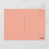 Carte Postale motif floral (Dos)