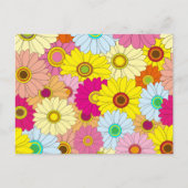 Carte Postale motif floral (Devant)