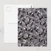 Carte Postale motif floral Abstrait (Devant / Derrière)
