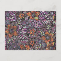 Motif floral de couleurs pastel, art numérique rom