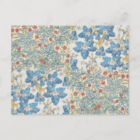Motif floral de géranium sauvage Art nouveau vinta