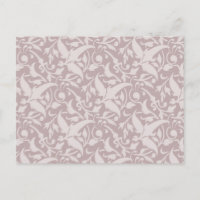 Motif floral vintage 1 - rouge fané