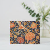 Carte Postale Motif floral vintage William Morris Cray (Debout devant)