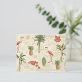 Carte Postale Motif floridien tropical (Debout devant)