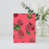 Carte Postale Motif framboise (Debout devant)