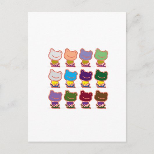 Carte Postale Motif FROGGY FROG (Devant)