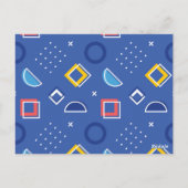 Carte Postale Motif géométrique 3 (Dos)