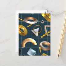 motif géométrique 3D