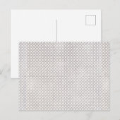 Carte Postale Motif géométrique beige islamique (Devant / Derrière)