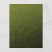 Carte Postale Motif géométrique du maillage vert de l'Armée (Devant)