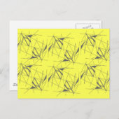 Carte Postale Motif géométrique funky (Devant / Derrière)