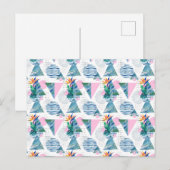 Carte Postale Motif géométrique tropical (Devant / Derrière)