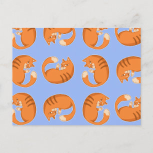 Carte postale Motif Ginger Cat