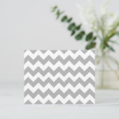 Carte postale Motif Grey Chevron (Debout devant)