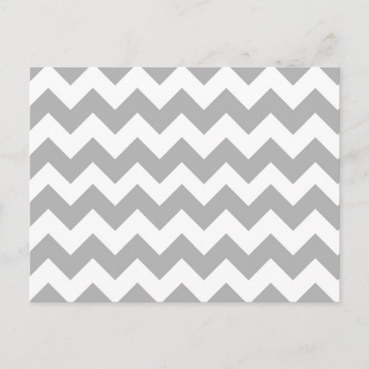 Carte postale Motif Grey Chevron (Devant)