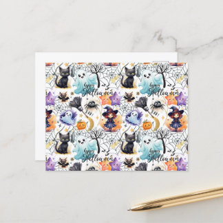 Carte postale Motif Halloween de charme