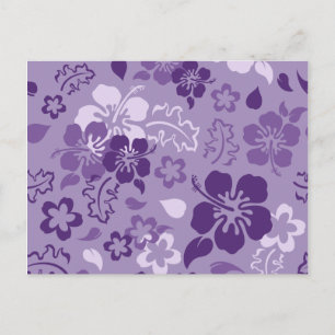 Carte postale Motif Hibiscus