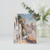 Carte Postale Motif impressionniste de Tunis (Debout devant)