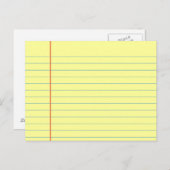 Carte Postale Motif juridique (Devant / Derrière)