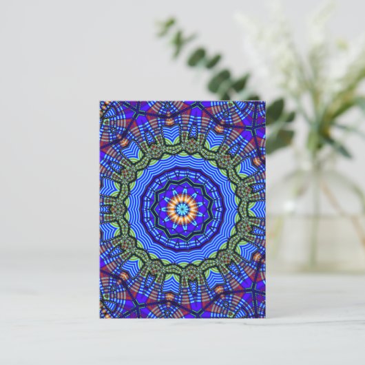 Carte Postale Motif KALEIDOSCOPE (Debout devant)
