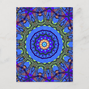 Carte Postale Motif KALEIDOSCOPE