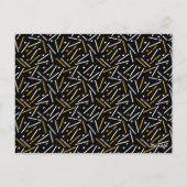 Carte Postale Motif Lignes 4 (Dos)