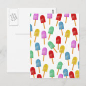 Carte Postale Motif Lolly glacé (Devant / Derrière)