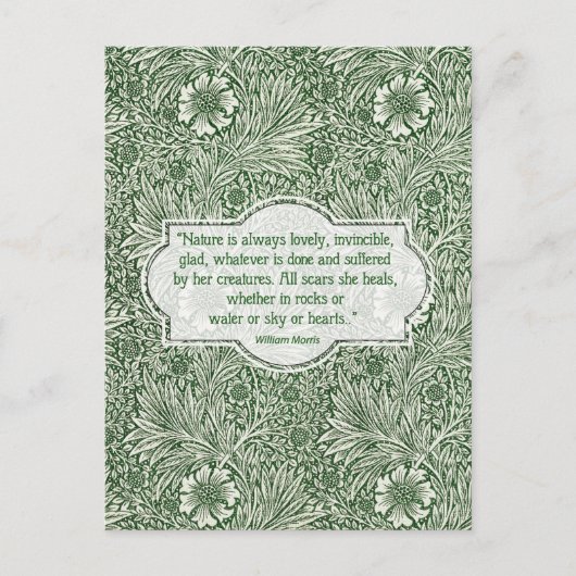 Carte Postale Motif Marigold - William Morris (Devant)