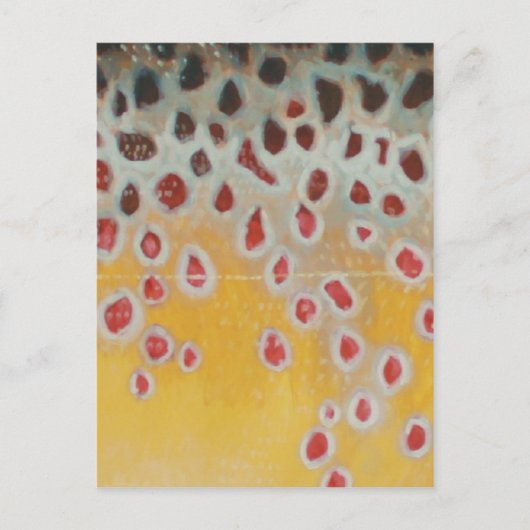 Carte Postale Motif marron (Devant)