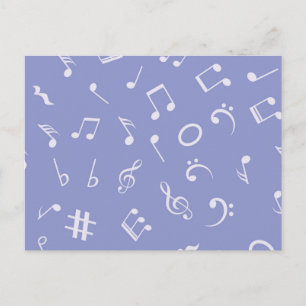 Carte Postale Motif musical