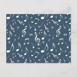 Carte Postale Motif musical