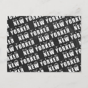 Carte Postale Motif natif du New Yorker