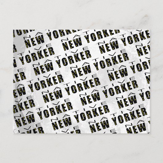 Carte Postale Motif natif du New Yorker (Devant)