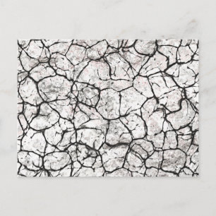Carte Postale Motif numérique marbre fissuré