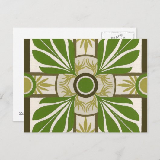 Carte Postale Motif Palm I non incorporé (Devant / Derrière)