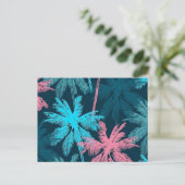 Carte Postale Motif palmier (Debout devant)