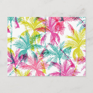 Carte Postale Motif palmier