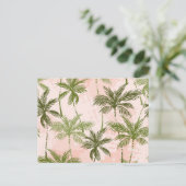 Carte Postale Motif palmier (Debout devant)