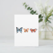 Carte Postale Motif papillon (Debout devant)