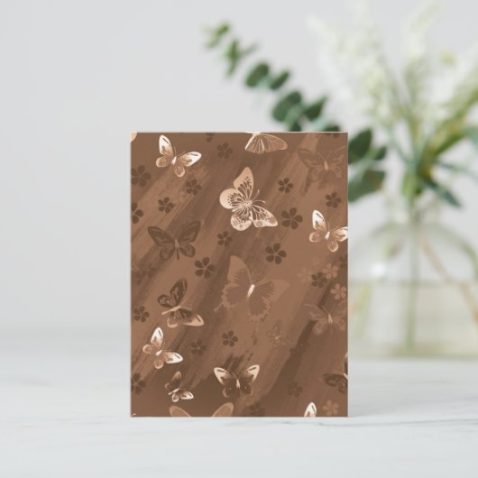 Carte Postale Motif papillon 15 (Debout devant)
