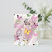 Carte Postale Motif papillon 7 (Debout devant)