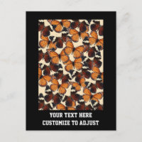 motif papillon Brown