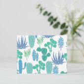 Carte Postale motif plante (Debout devant)