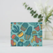 Carte Postale motif plante (Debout devant)