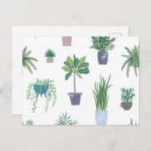 Carte Postale motif plante (Devant / Derrière)