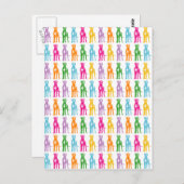 Carte Postale Motif Rainbow Mastiff (Devant / Derrière)